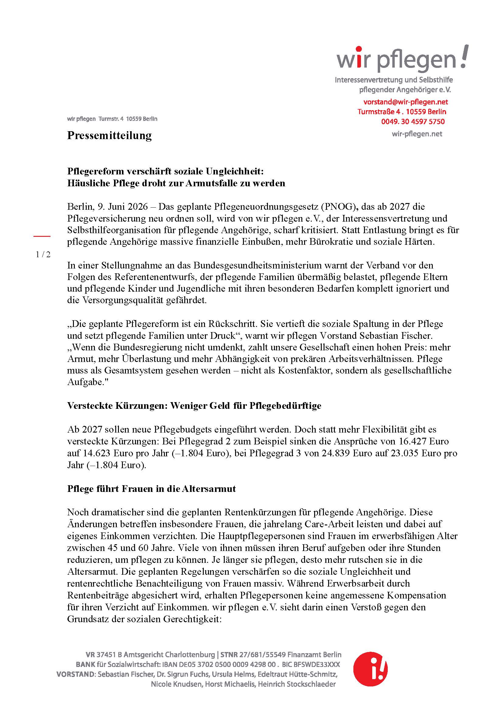 Pressemitteilung PNOG wirpflegen Seite 1